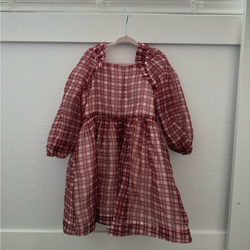 Crewcuts Pink and Red Plaid Sundress